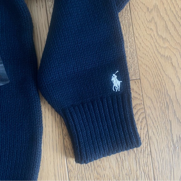 Polo Ralph Lauren Crewneck Sweater Cotton Yankees Embroidered Patch Baseball - Picture 3 of 9